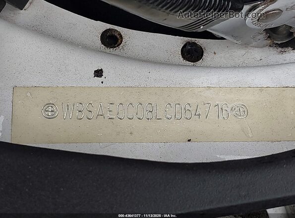WBSAE0C08LCD64716 2020 BMW M8 White 