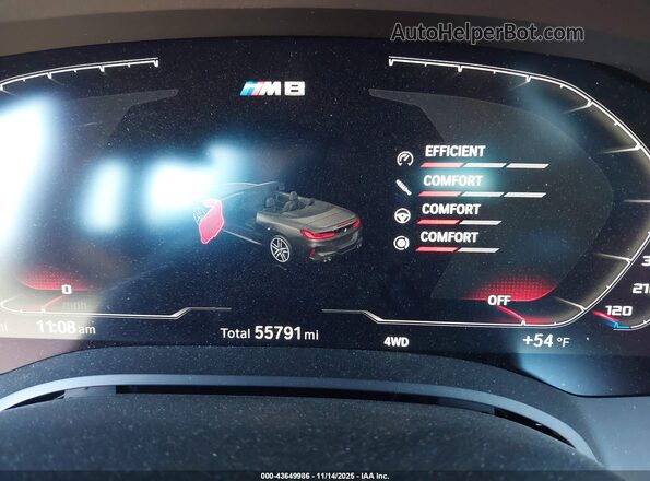 WBSDZ0C06LCD73450 2020 BMW M8 Белый 
