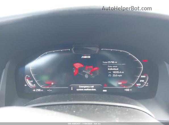 WBSDZ0C09LCD13680 2020 BMW M8 Gray Widok tylnych siedzeń