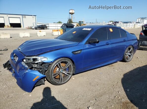 WBSFV9C50GD595449 2016 BMW M5 Blue Vista tres cuartos delantera izquierda