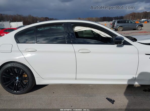 WBSJF0C06LCD98747 2020 BMW M5 White უკანა სალონის ხედი