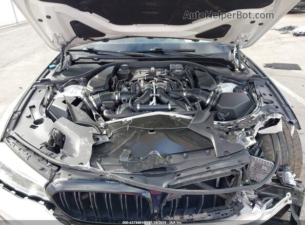 WBSJF0C06LCD98747 2020 BMW M5 White უკანა ხედი