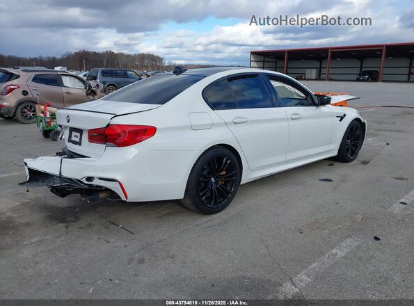 WBSJF0C06LCD98747 2020 BMW M5 White უკანა მარჯვენა