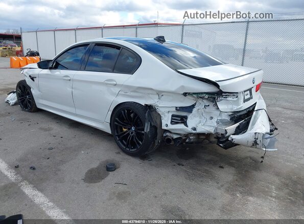 WBSJF0C06LCD98747 2020 BMW M5 White უკანა მარცხენა