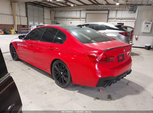 WBSJF0C58KB285542 2019 BMW M5 Red Rear left