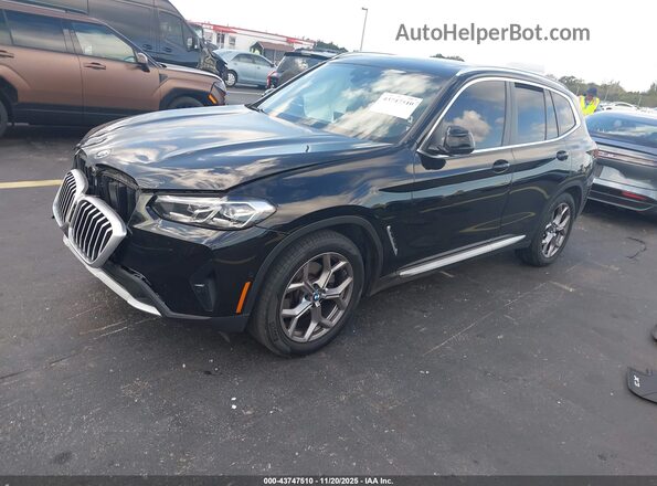 WBX47DP02RN263765 2024 BMW X3 Black Vista tres cuartos delantera izquierda