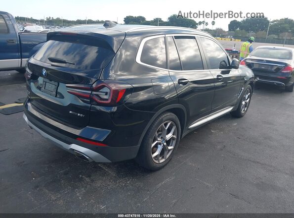 WBX47DP02RN263765 2024 BMW X3 Black Trasero derecho