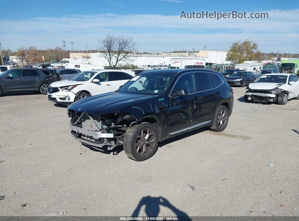 WBX57DP01NN169486 2022 BMW X3 Black Vista tres cuartos delantera izquierda