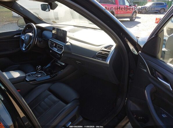 WBX57DP01NN169486 2022 BMW X3 Black Vista interior delantera