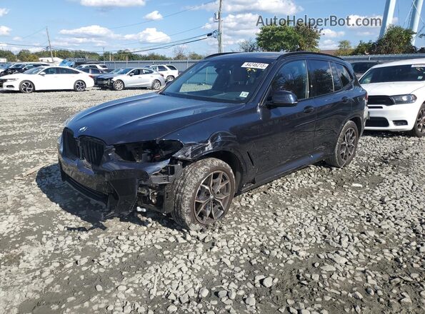 WBX57DP02RN286290 2024 BMW X3 Black წინა მარცხენა ხედი სამი მეოთხედიდან