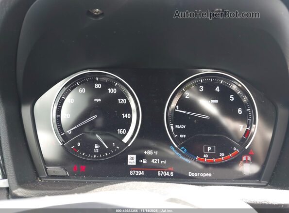 WBXHT3C52K3H35489 2019 BMW X1 Black Вид задніх сидінь