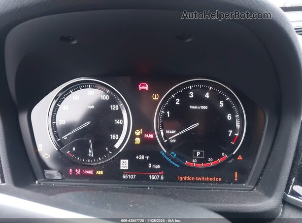 WBXHT3C59K5L35558 2019 BMW X1 Black Вид задніх сидінь