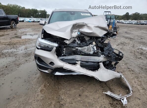WBXJG7C01N5V09659 2022 BMW X1 Желто-коричневый Вид спереди