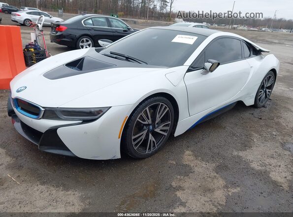 WBY2Z2C59GV674788 2016 BMW I8 Белый Передняя левая четверть