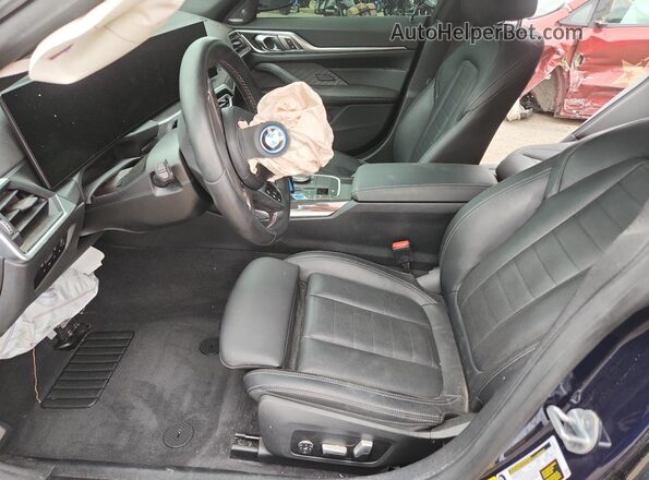 WBY33AW09PFP28326 2023 BMW I4 Синий Вид салона спереди