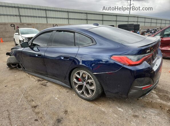 WBY33AW09PFP28326 2023 BMW I4 Синий Задняя левая четверть