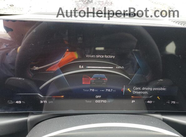 WBY33HD06SFU10216 2025 BMW I4 Черный Вид щитка приборов