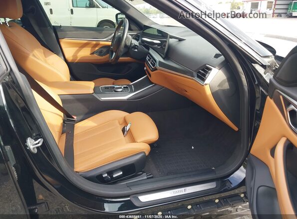 WBY43AW00PFR06130 2023 BMW I4 Черный Вид салона спереди