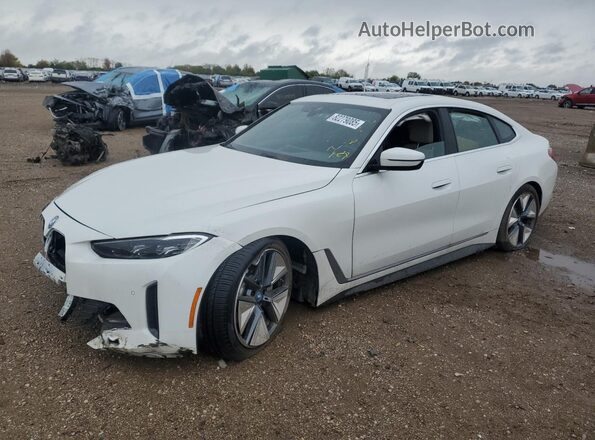 WBY43AW09PFP47866 2023 BMW I4 Белый Передняя левая четверть