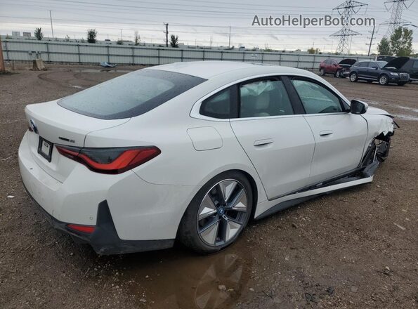 WBY43AW09PFP47866 2023 BMW I4 Белый Задняя правая четверть