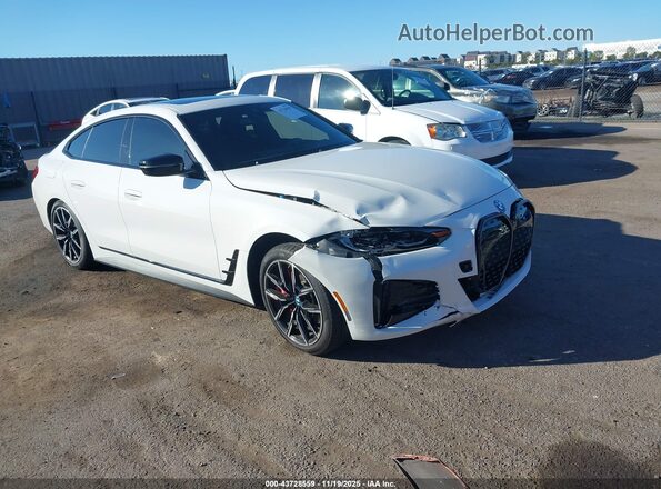 WBY43AW0XRFS79259 2024 BMW I4 White Delantero derecho