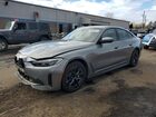 2022 Bmw I4 Edrive 40 Gray vin: WBY73AW00NFN08359