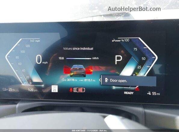 WBY73AW08PFN89386 2023 BMW I4 Black Вид задніх сидінь