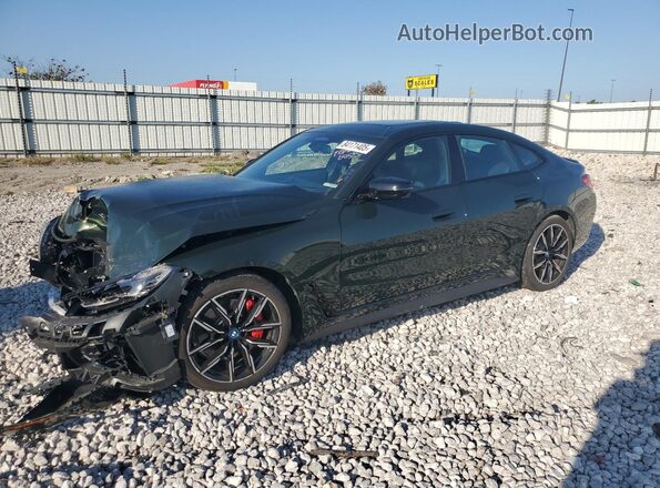 WBY73AW0XRFR48868 2024 BMW I4 Зеленый Передняя левая четверть