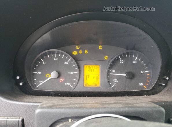WD3PE7DD5GP314387 2016 MERCEDES-BENZ SPRINTER White Widok zestawu wskaźników