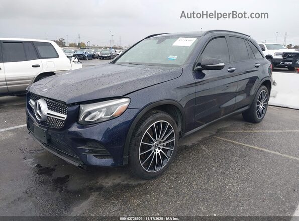 WDC0G4JB1HF282087 2017 MERCEDES-BENZ GLC 300 Синий Передняя левая четверть