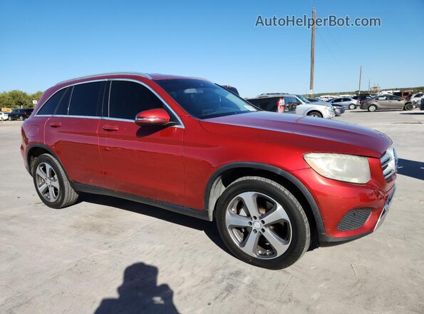 WDC0G4JB3GF090975 2016 MERCEDES-BENZ GLC-CLASS Красный Передняя правая четверть
