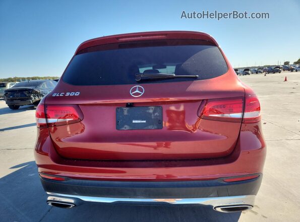 WDC0G4JB3GF090975 2016 MERCEDES-BENZ GLC-CLASS Красный Вид сзади