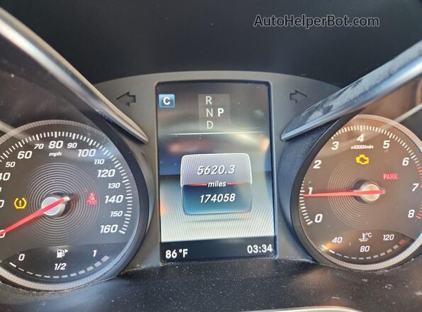 WDC0G4JB3GF090975 2016 MERCEDES-BENZ GLC-CLASS Красный Вид щитка приборов