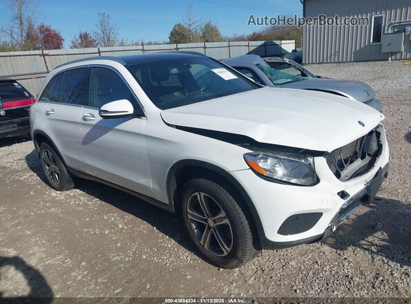 WDC0G4KB0HF153398 2017 MERCEDES-BENZ GLC 300 Белый Передняя правая четверть