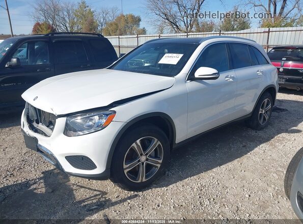 WDC0G4KB0HF153398 2017 MERCEDES-BENZ GLC 300 Белый Передняя левая четверть