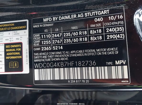 WDC0G4KB7HF182736 2017 MERCEDES-BENZ GLC 300 Black ძრავის განყოფილების ხედი