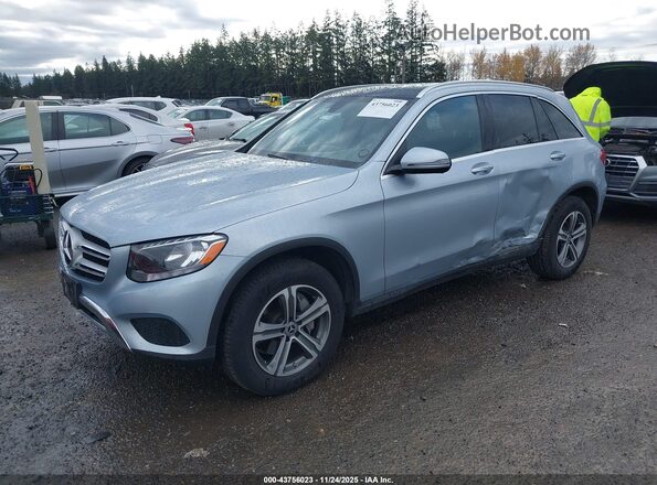 WDC0G4KBXHF236062 2017 MERCEDES-BENZ GLC 300 Синий Передняя левая четверть