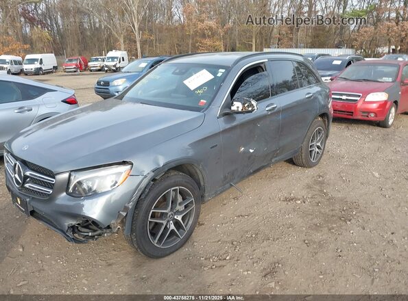 WDC0G5EB7KF596320 2019 MERCEDES-BENZ GLC 350E Gray Вид спереду