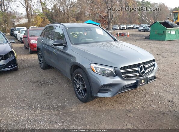 WDC0G5EB7KF596320 2019 MERCEDES-BENZ GLC 350E Gray Передня права чверть