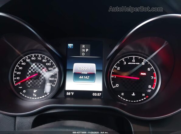 WDC0G6EB2KF536547 2019 MERCEDES-BENZ AMG GLC 43 Белый Вид задних сидений