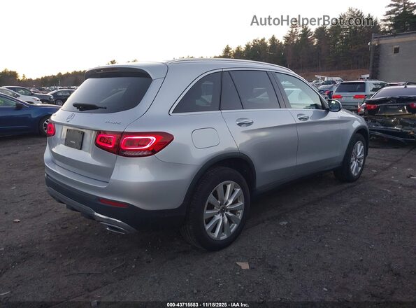 WDC0G8EB7LF672668 2020 MERCEDES-BENZ GLC 300 Серебряный Задняя правая четверть