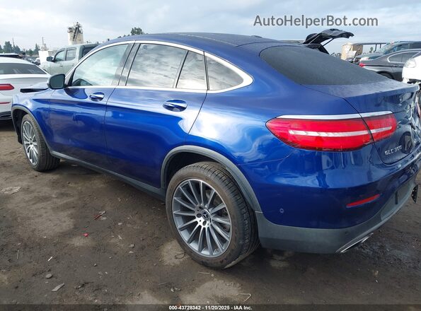 WDC0J4KB0KF503153 2019 MERCEDES-BENZ GLC 300 COUPE Blue Задня ліва чверть