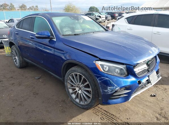 WDC0J4KB0KF503153 2019 MERCEDES-BENZ GLC 300 COUPE Blue Передня права чверть