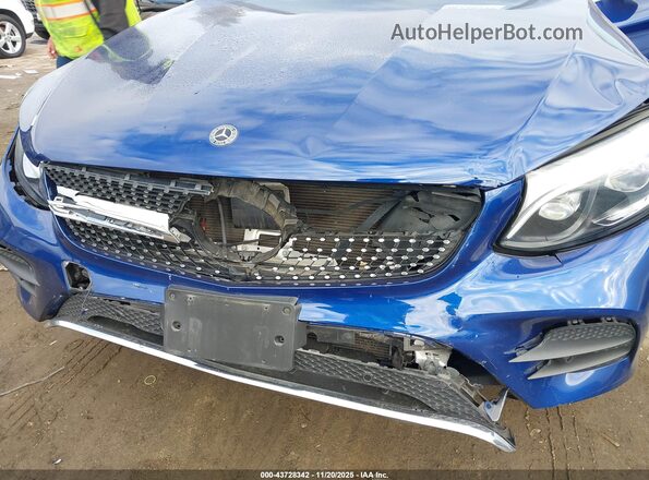 WDC0J4KB0KF503153 2019 MERCEDES-BENZ GLC 300 COUPE Blue Вид спереду