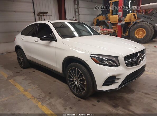 WDC0J4KB4JF296328 2018 MERCEDES-BENZ GLC 300 COUPE Белый Передняя правая четверть