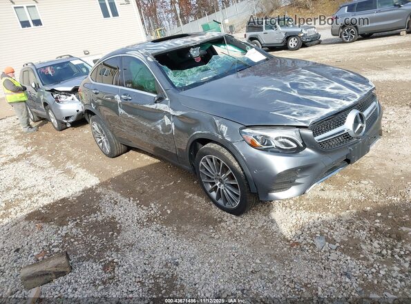 WDC0J4KB5KF633882 2019 MERCEDES-BENZ GLC 300 COUPE Серый Передняя правая четверть