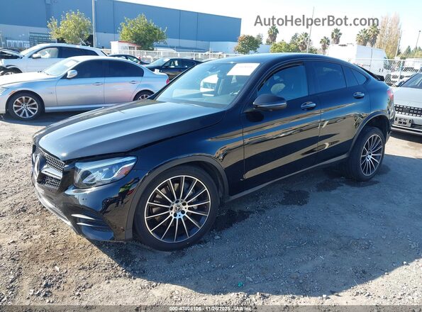 WDC0J4KBXKF661466 2019 MERCEDES-BENZ GLC 300 COUPE Черный Передняя левая четверть
