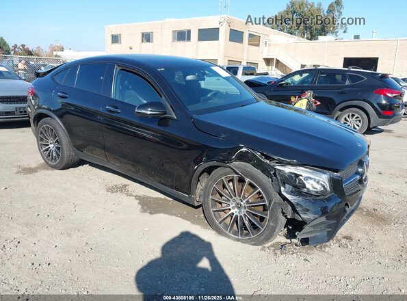 WDC0J4KBXKF661466 2019 MERCEDES-BENZ GLC 300 COUPE Черный Передняя правая четверть