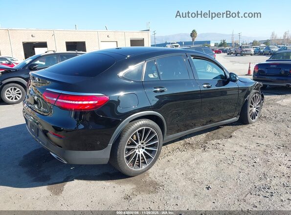 WDC0J4KBXKF661466 2019 MERCEDES-BENZ GLC 300 COUPE Черный Задняя правая четверть