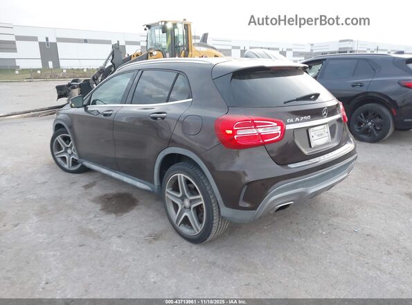 WDCTG4EB4GJ189681 2016 MERCEDES-BENZ GLA 250 Brown Tył lewy
